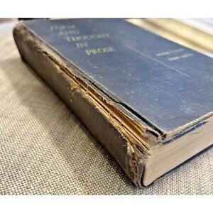 Form and Thought in Prose: Antiquarian Hardcover Book with student annotations